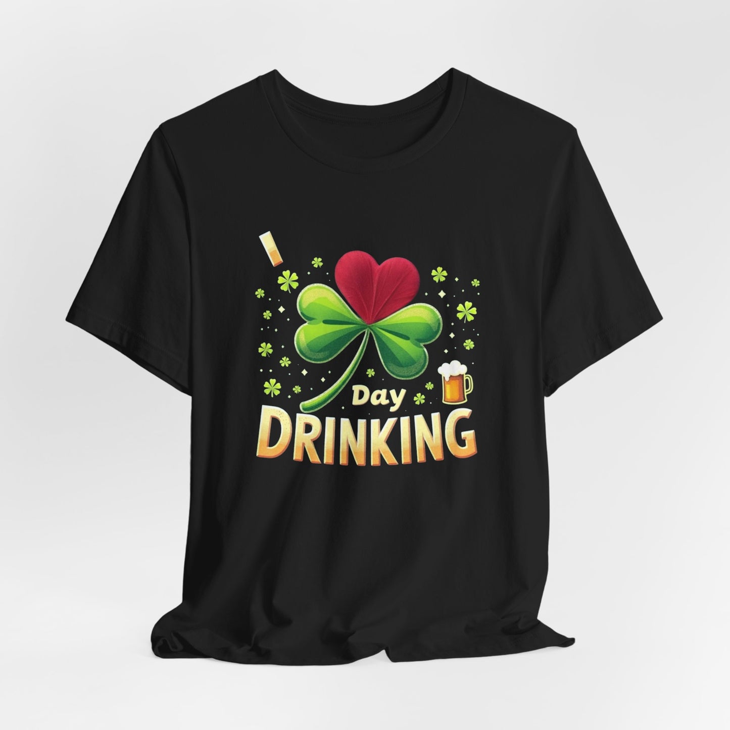 Shamrock heart, Unisex Jersey Short Sleeve Tee