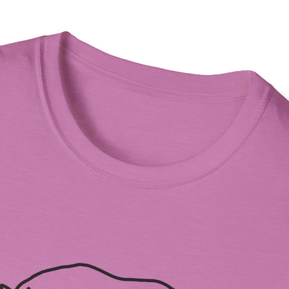 Chunky Unicorn, Rhino, Unisex Softstyle T-Shirt, Funny Tee, Gift for Animal Lovers, Casual Wear, Birthday Present, Unique Graphic Shirt