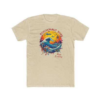 Keep Evolving, Psychonaut Swag  Keep Exploring Unisex Tee | Adventure T-Shirt, Gift for Travelers, Fun Casual Wear, Unique Graphic Shirt, Summer Style