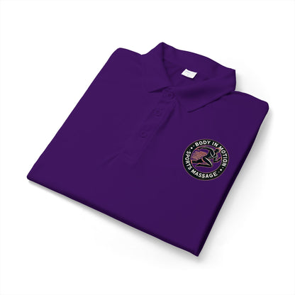 Sports Massage, Embroidered Massage Therapy Logo Polo