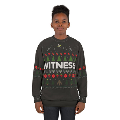 Witness Christmas Sweatshirt — Ugly Holiday Sweater Tee