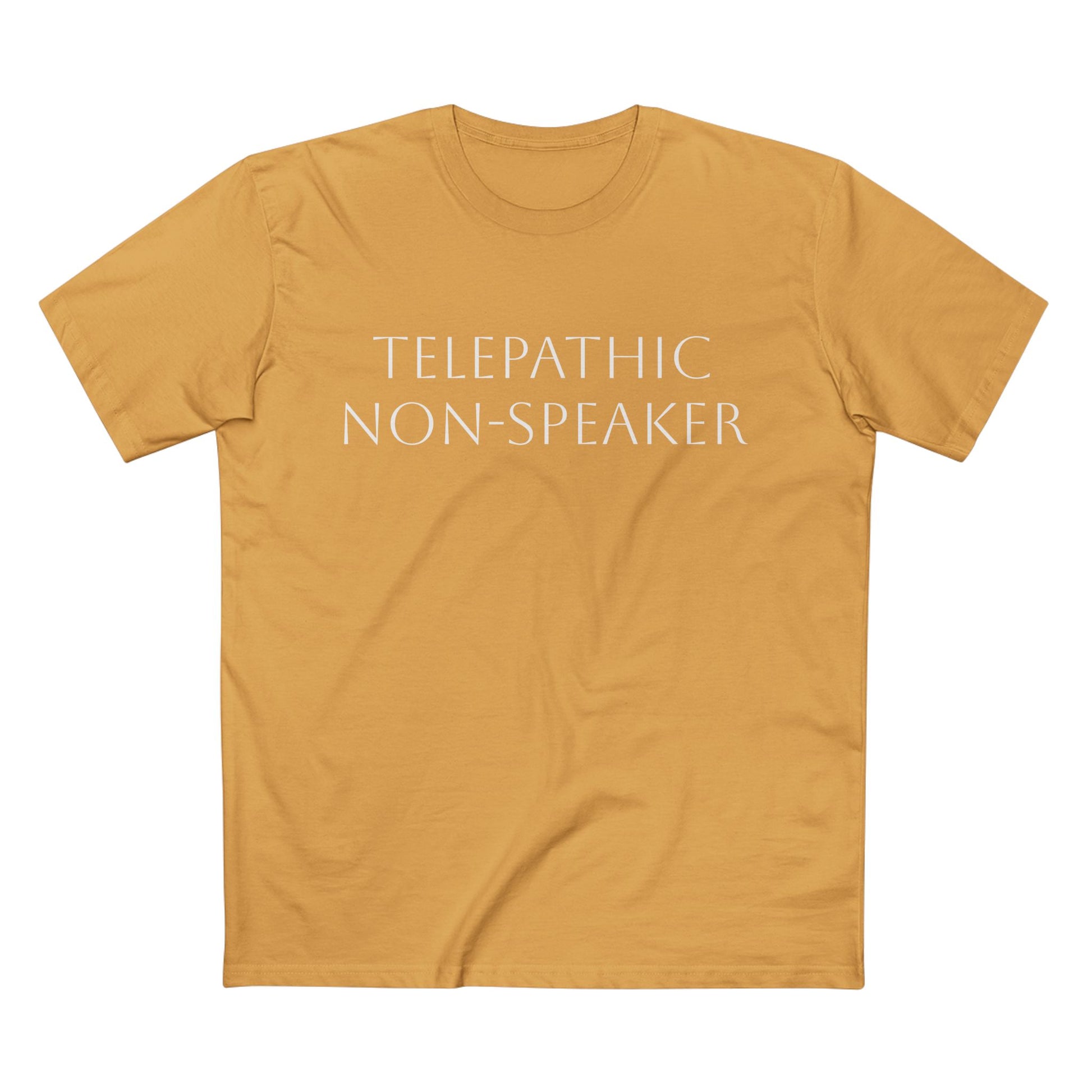 Telepathic Non-Speaker, Adult Staple Tee - Psychonaut Swag