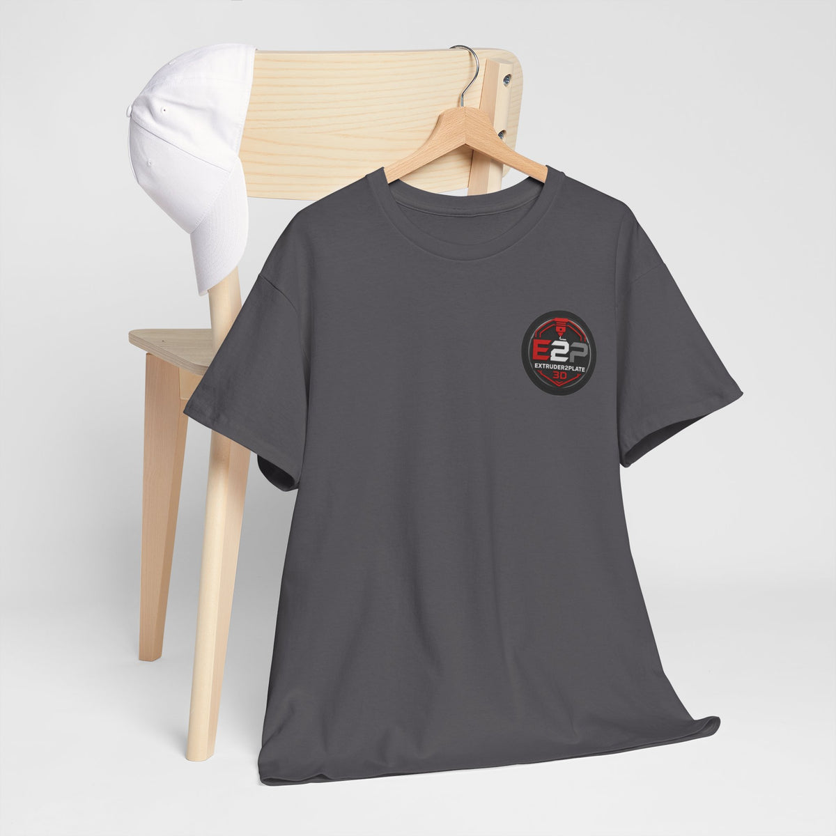 Extruder2Plate3D, Poop Happens T‑Shirt — Funny Cartoon 3D Printer Graphic Tee
