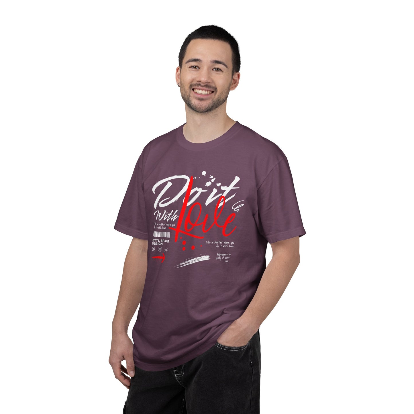 Do it With Love, Unisex Garment-Dyed T-shirt