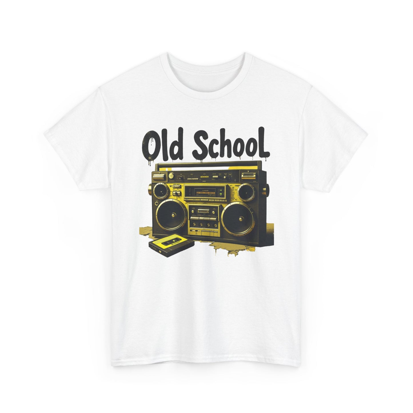 Old School Jam Box, Unisex Heavy Cotton Tee