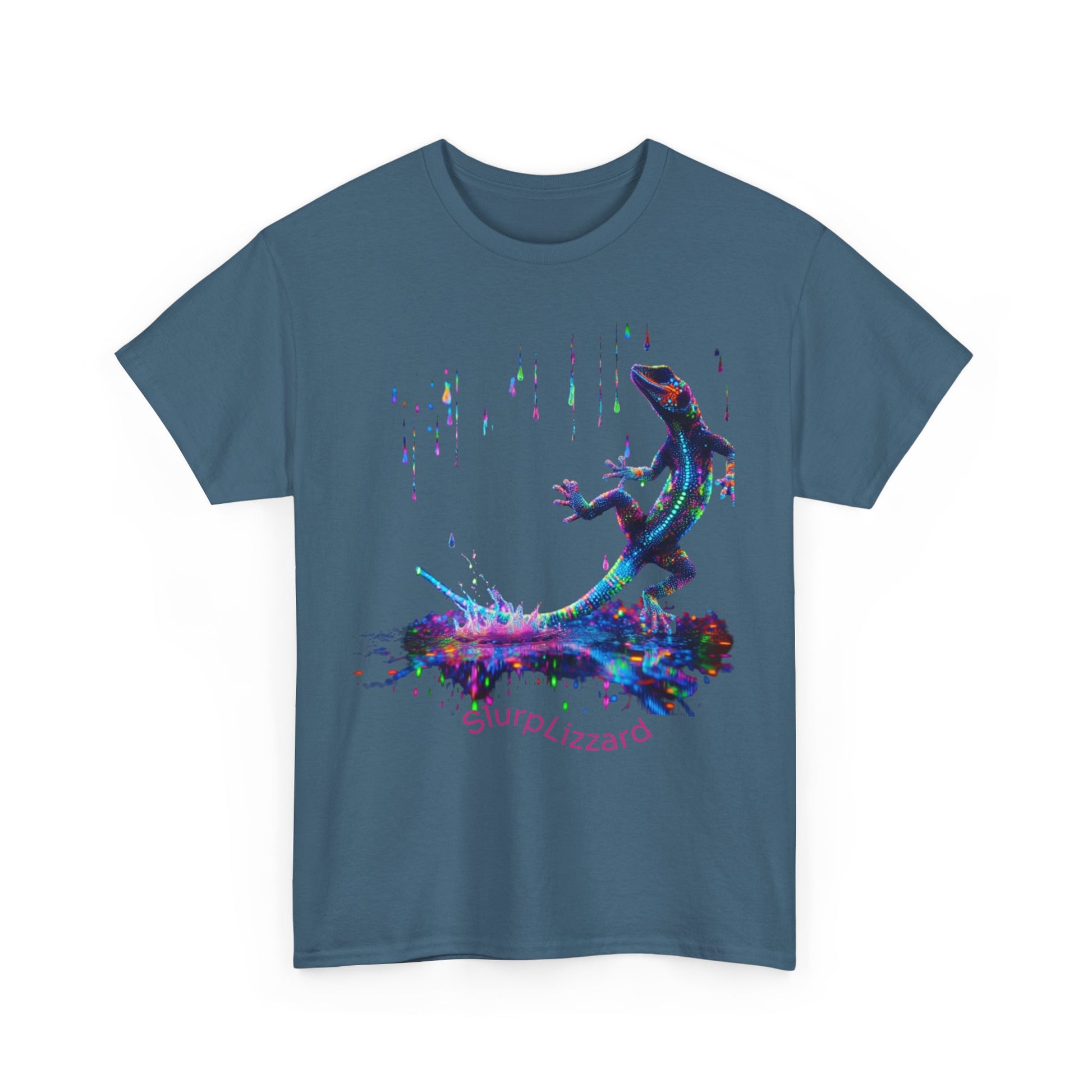 Slurp Lizzard, Unisex Heavy Cotton Tee - Psychonaut Swag