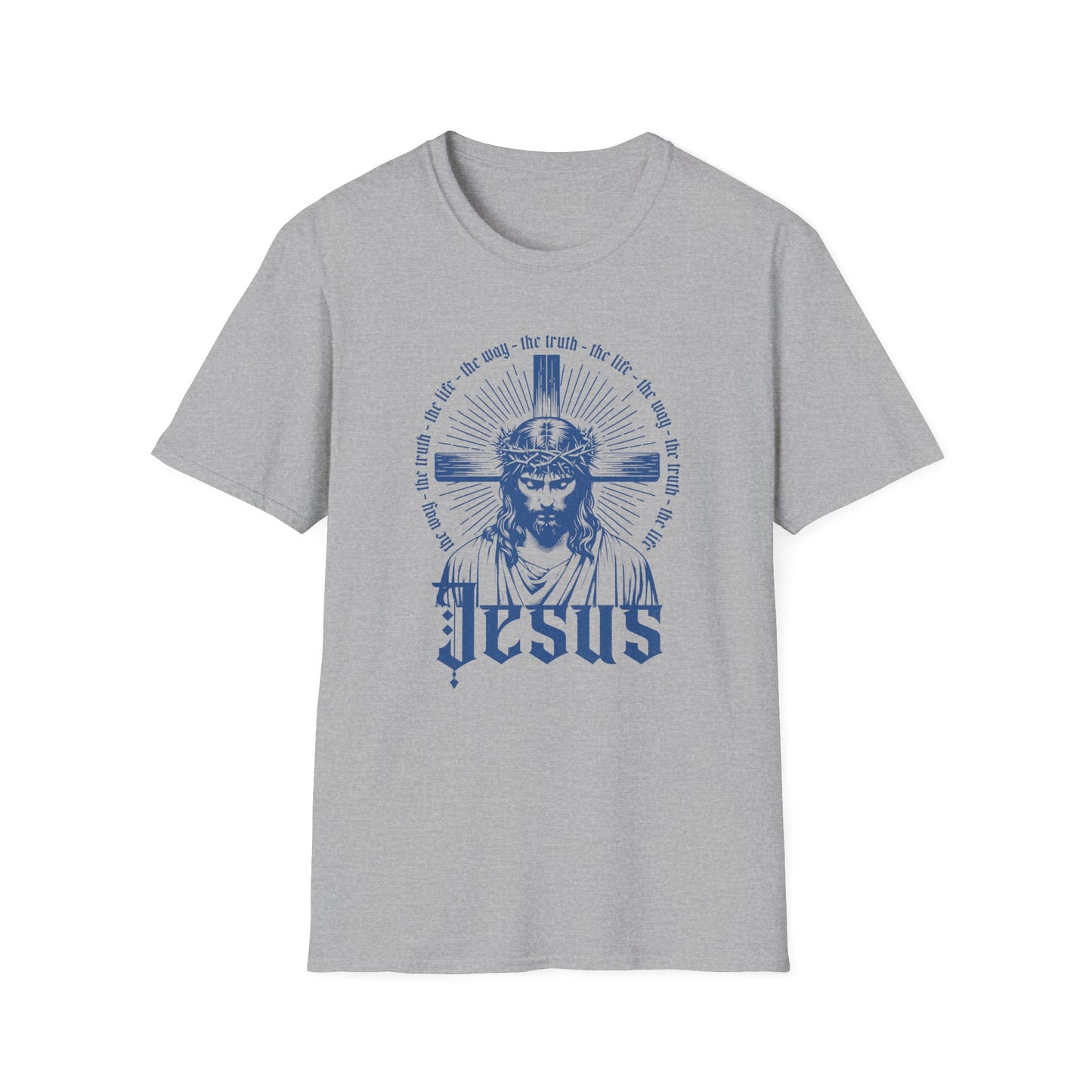 Jesus Portrait T-Shirt — Vintage Crown of Thorns Christian Tee
