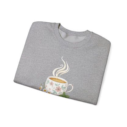 Sip and Soothe, Unisex Heavy Blend™ Crewneck Sweatshirt