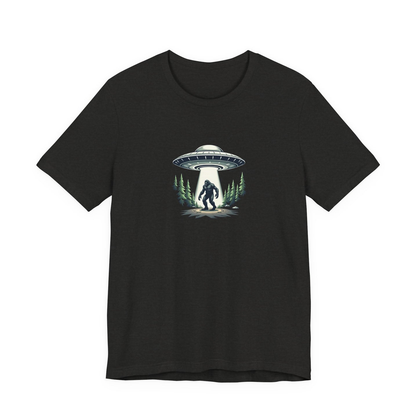 Squatch Sighting T-Shirt – Sasquatch UFO Abduction Graphic Tee