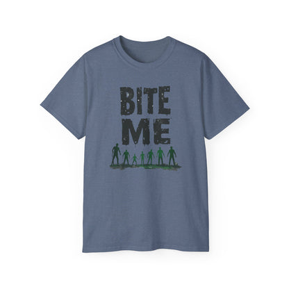 Bite Me, Unisex Ultra Cotton T-Shirt, Casual Wear, Gift for Halloween, Party Shirt, Humor Merch