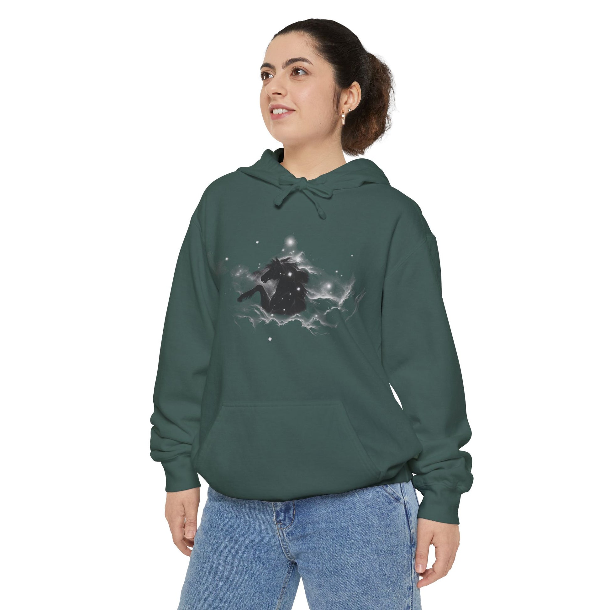 Constellation, Unisex Garment-Dyed Hoodie - Psychonaut Swag