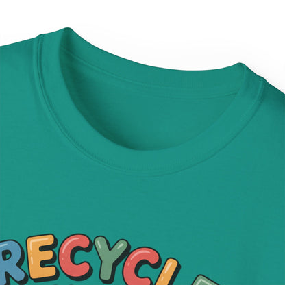 Recycle Your Joy Panda Tee — Cute Eco-Friendly Positive Message T-Shirt