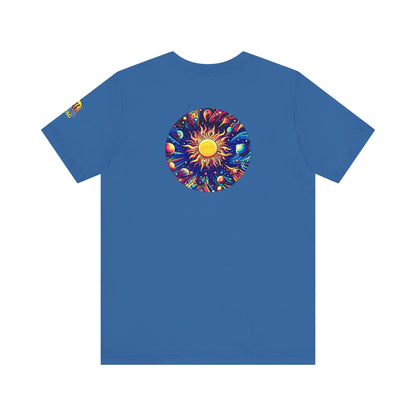 Psychonaut Staple solar system, Unisex Jersey Short Sleeve Tee