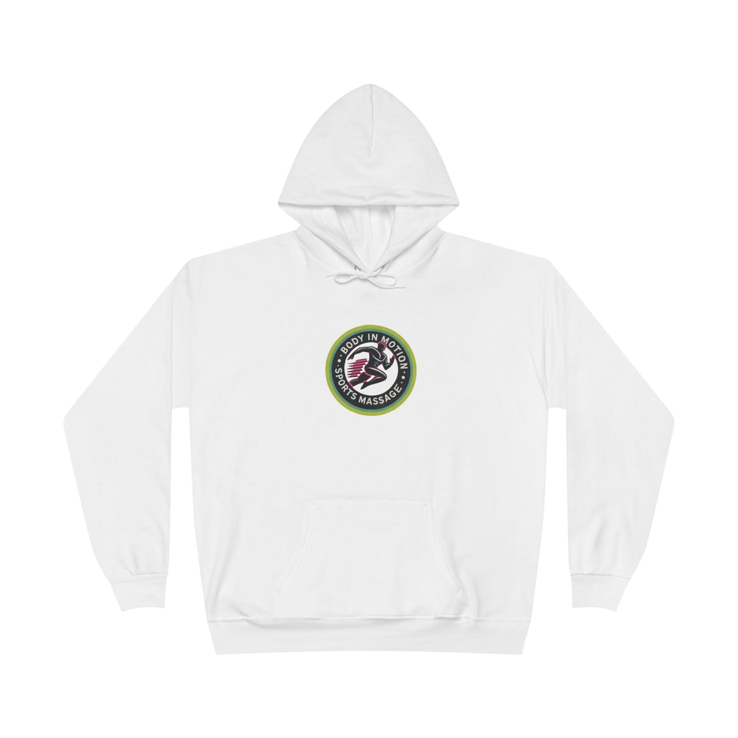 Sports Massage, Logo Hoodie — 'Run Fast' Athletic Pullover