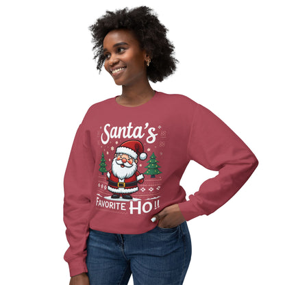 Santa’s Favorite Ho!! Sweatshirt — Funny Christmas Crewneck