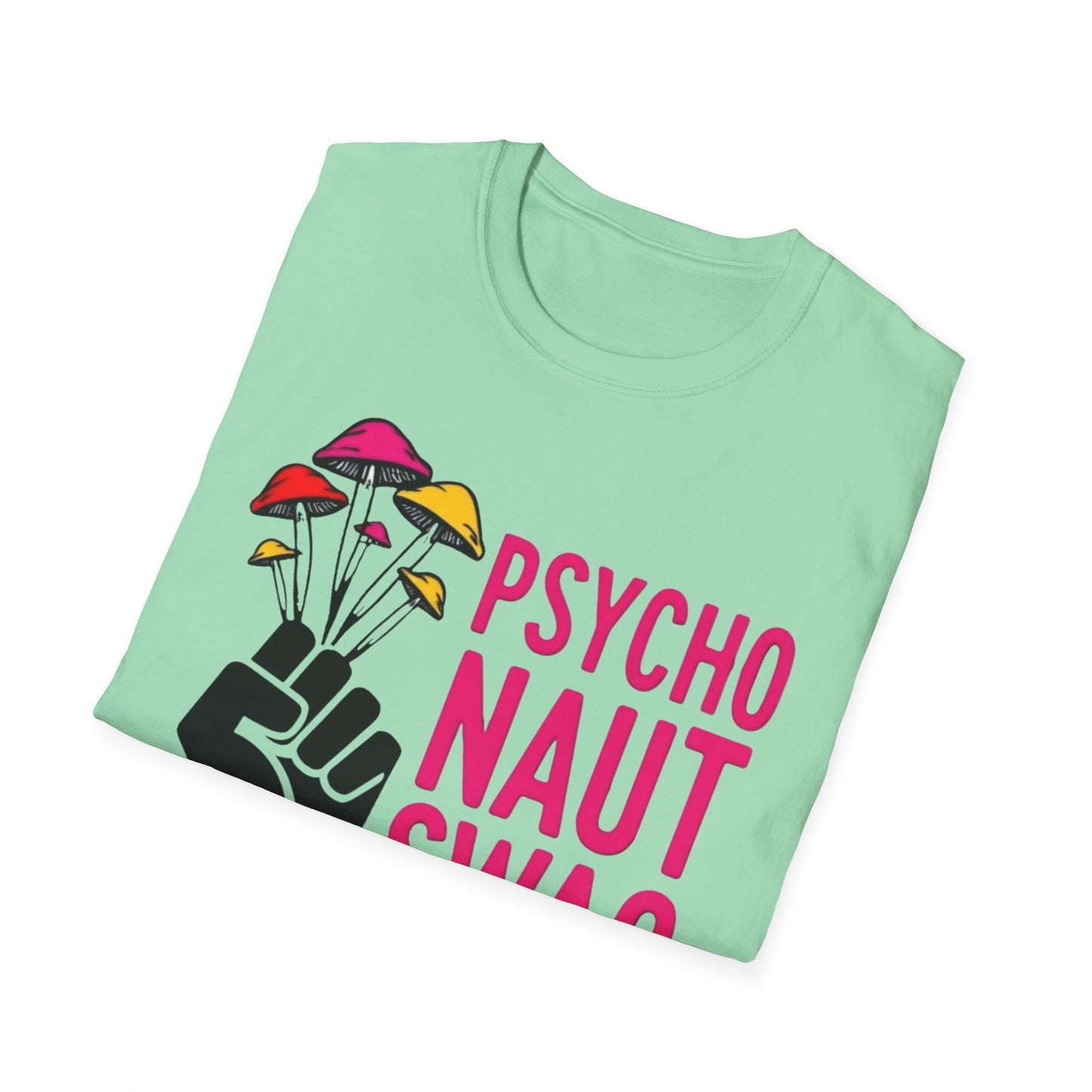 Psychonaut Swag Handful, T-Shirt, Unisex Graphic Tee, Gift for Psychedelic Lovers, Trendy Softstyle Shirt, Creative Fashion Statement, Cool Casual Wear - Psychonaut Swag