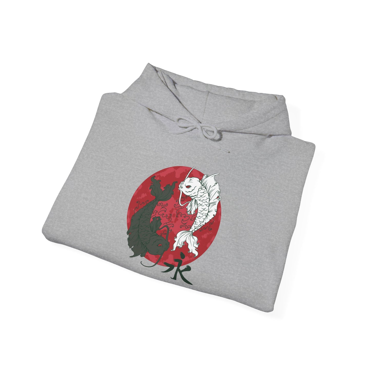 Yin Yang Koi, Unisex Heavy Blend™ Hooded Sweatshirt