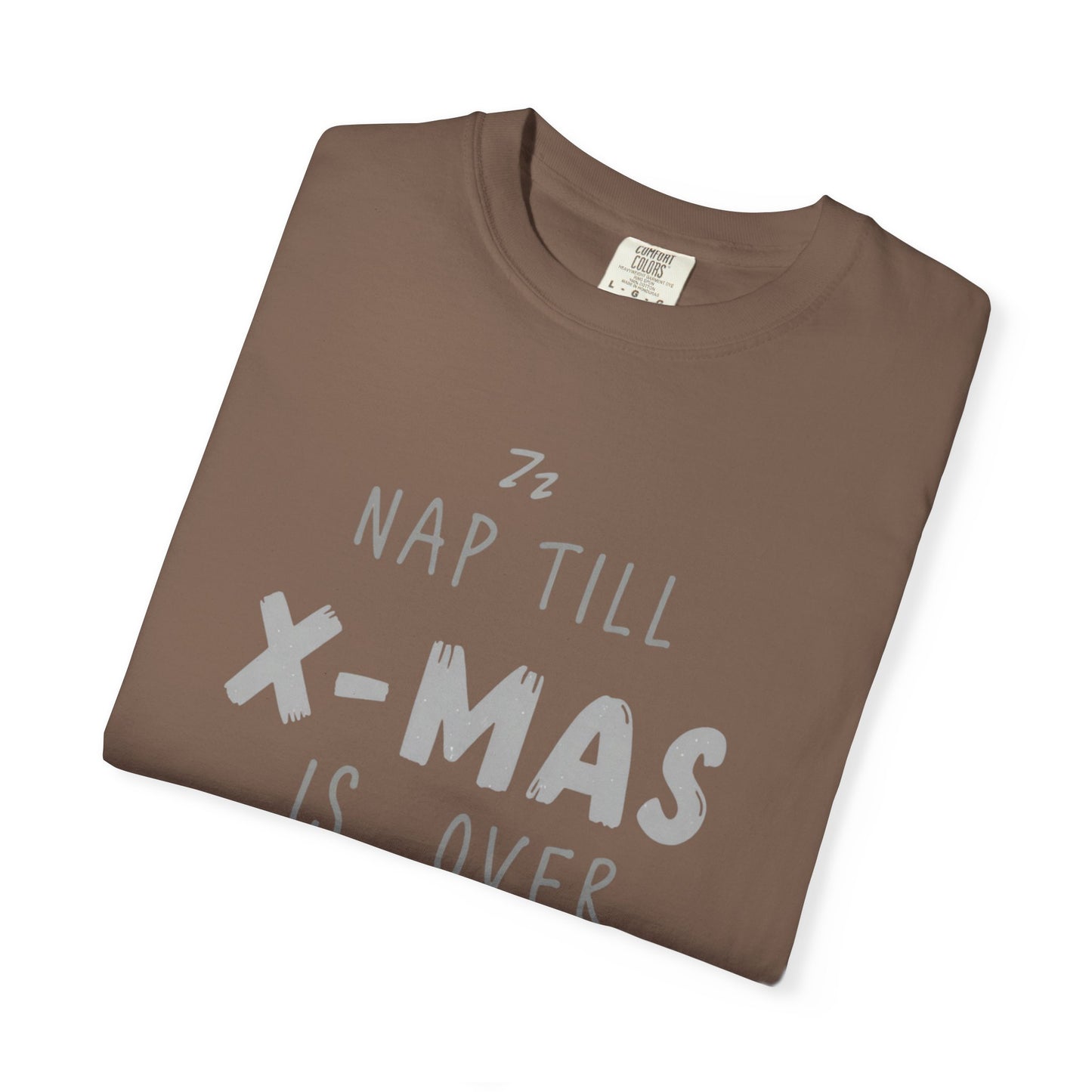 Nap Till X-Mas T-Shirt — Funny Christmas Holiday Tee