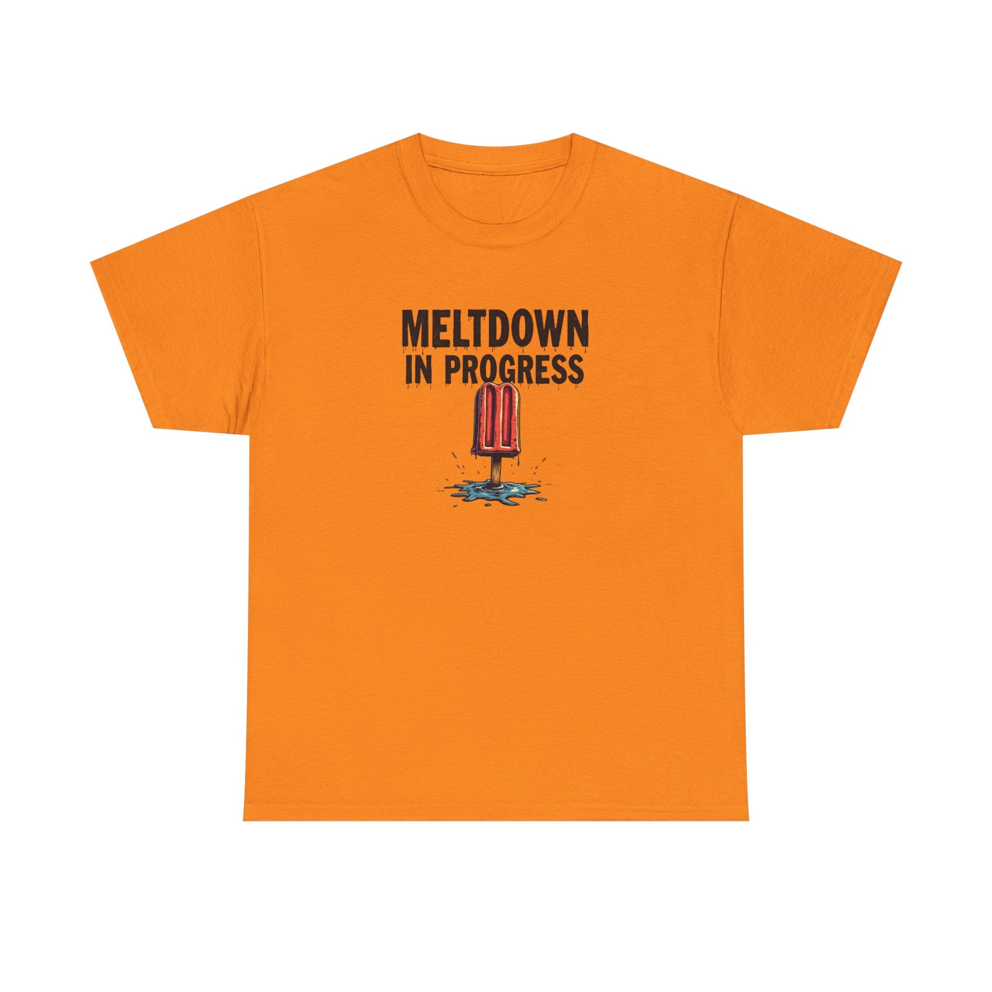 Meltdown in Progress Tee | Fun Summer T-Shirt, Gift for Ice Cream Lovers, Casual Wear, Comfy Everyday Top, Perfect for Hot Days - Psychonaut Swag