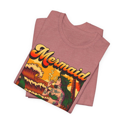 Mermaid Paradise Tee — Retro Vintage Beach Graphic T-Shirt
