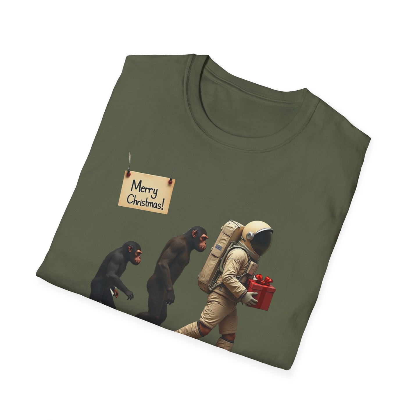 Evolution of Astronaut, Unisex Softstyle T-Shirt