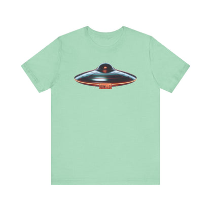 Flying Saucer, Unisex Jersey Short Sleeve Tee - Psychonaut Swag