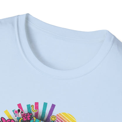 Retro Vaporwave Cassette Tee — 80s Synthwave Music Graphic T-Shirt