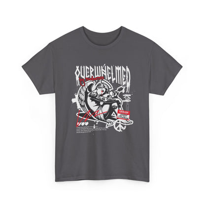 Overwhelmed, Unisex Heavy Cotton Tee