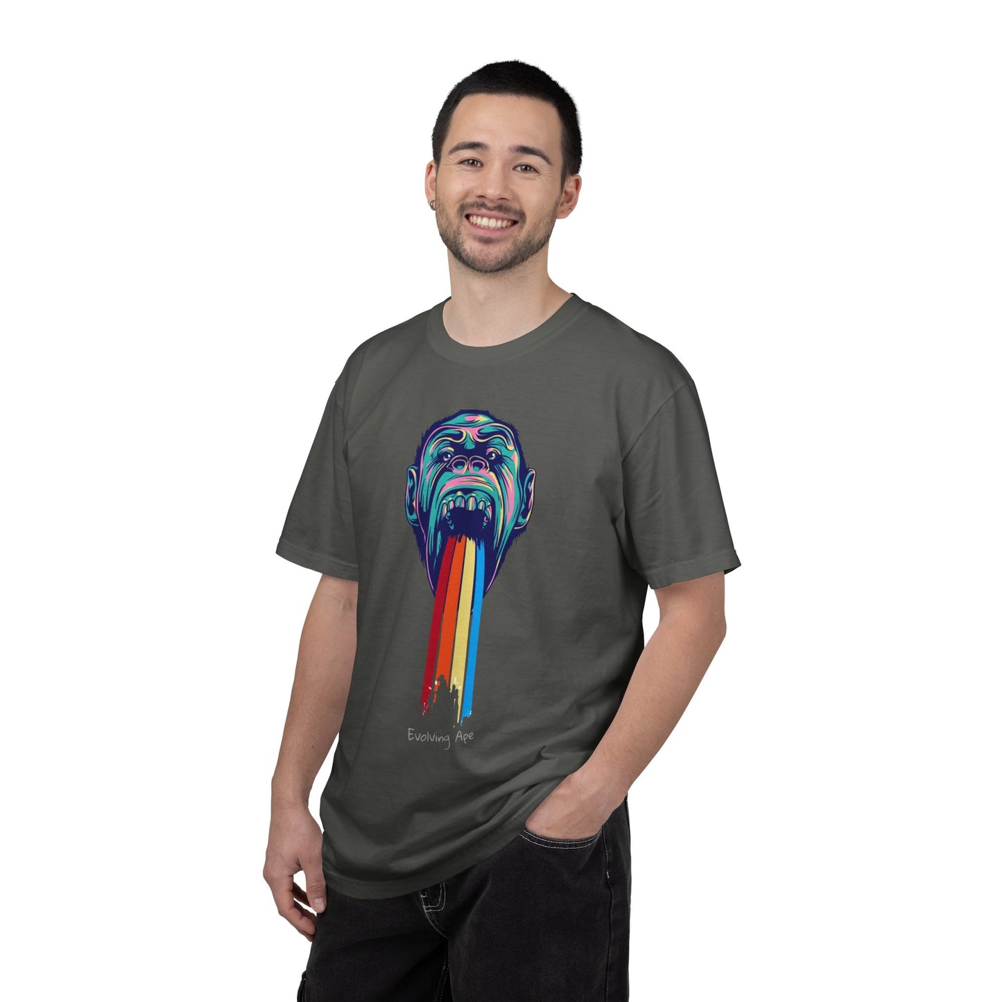 Evolving Ape, Unisex Garment-Dyed T-shirt