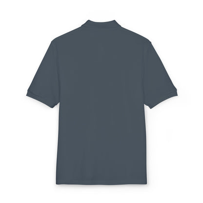 Advanced Mobile, Unisex Polo Shirt with Embroidery, Casual Wear, Gift for Dad, Customizable Shirt, Summer Wardrobe Essential