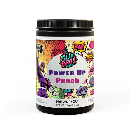Power Up! Pre-Workout Supplement, Fruit Punch (204g, 7.1oz) - Psychonaut Swag