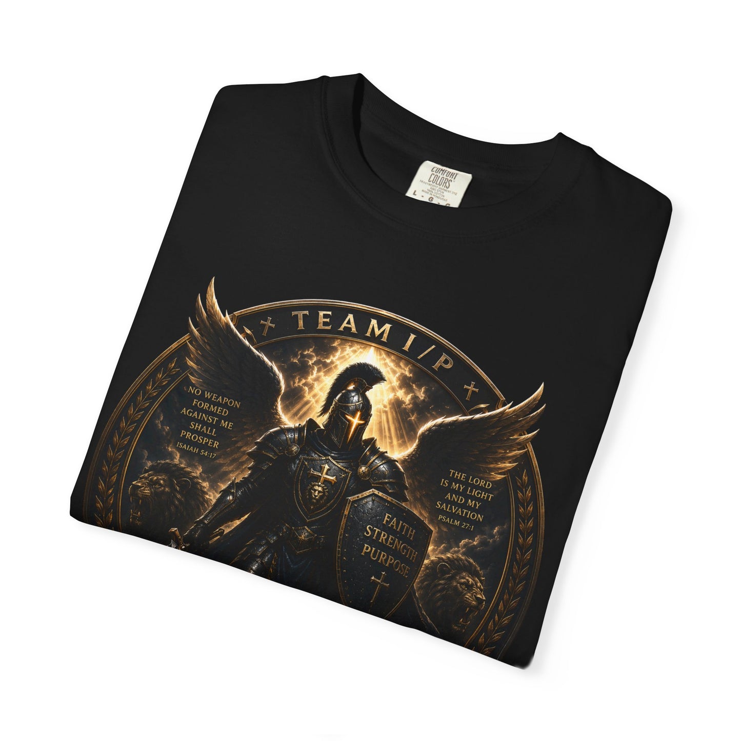 Team Up: A Soldier of Christ Graphic T-Shirt — Christian Faith Warrior Tee