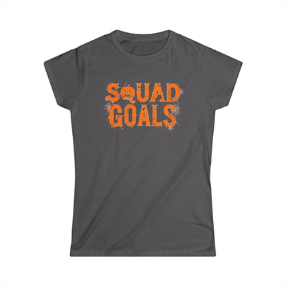 Women's “Squad Goals” Tee — Classic Softstyle Short Sleeve Shirt