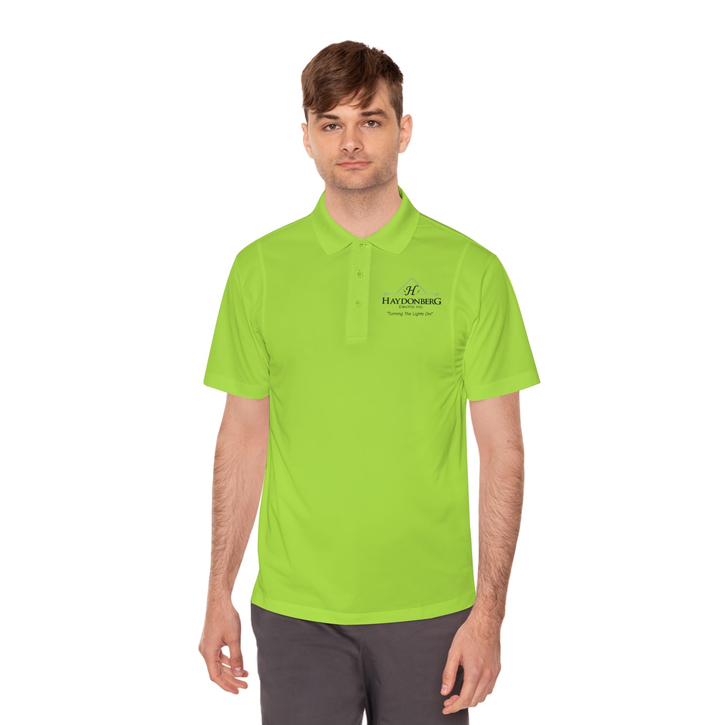 Haydonberg Turning the lights on, Men's Sport Polo Shirt