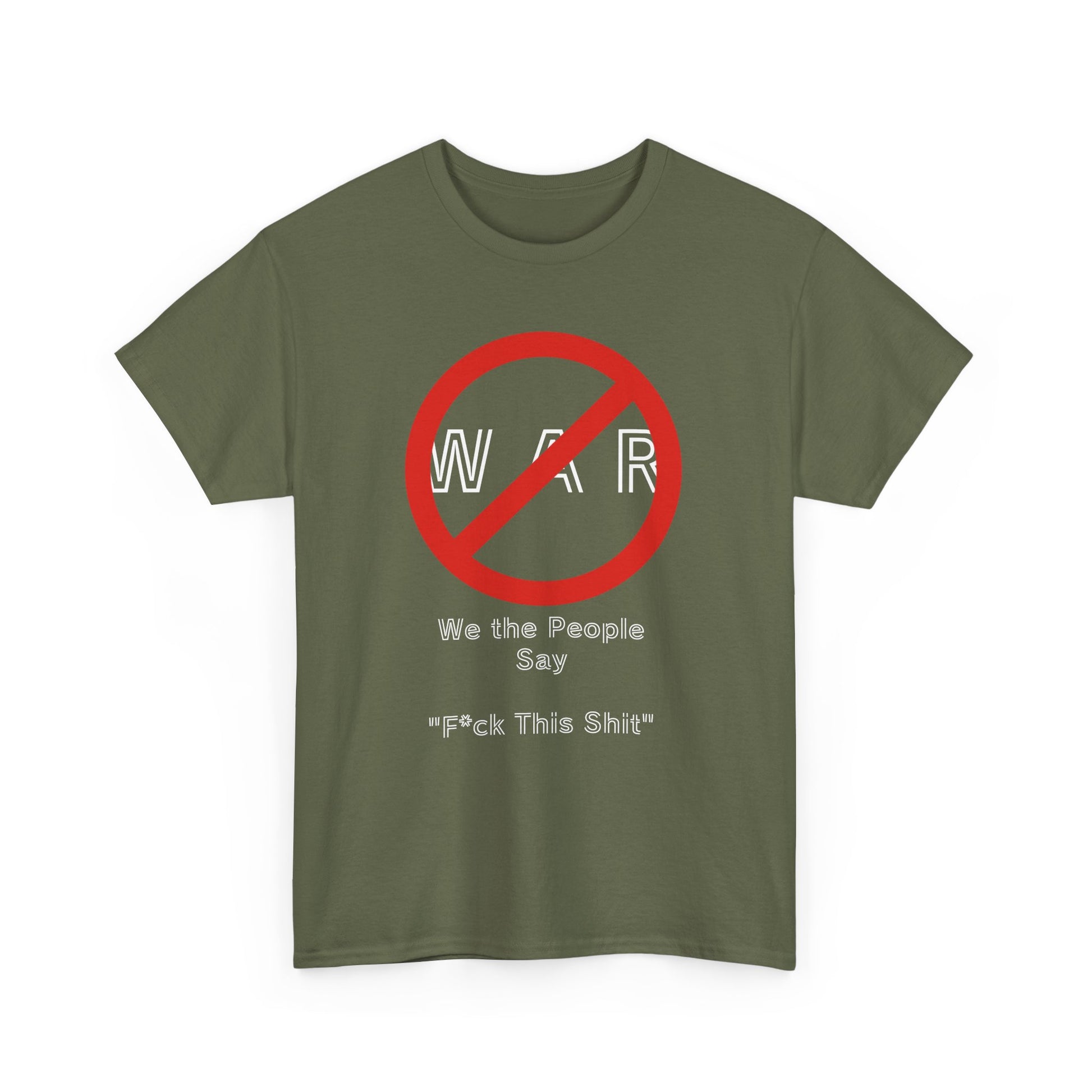 No War, Unisex Heavy Cotton Tee - Psychonaut Swag