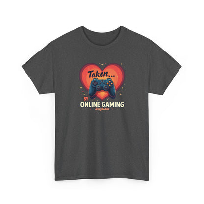Taken by Online Gaming T-Shirt — Gamer Love Heart Controller Tee