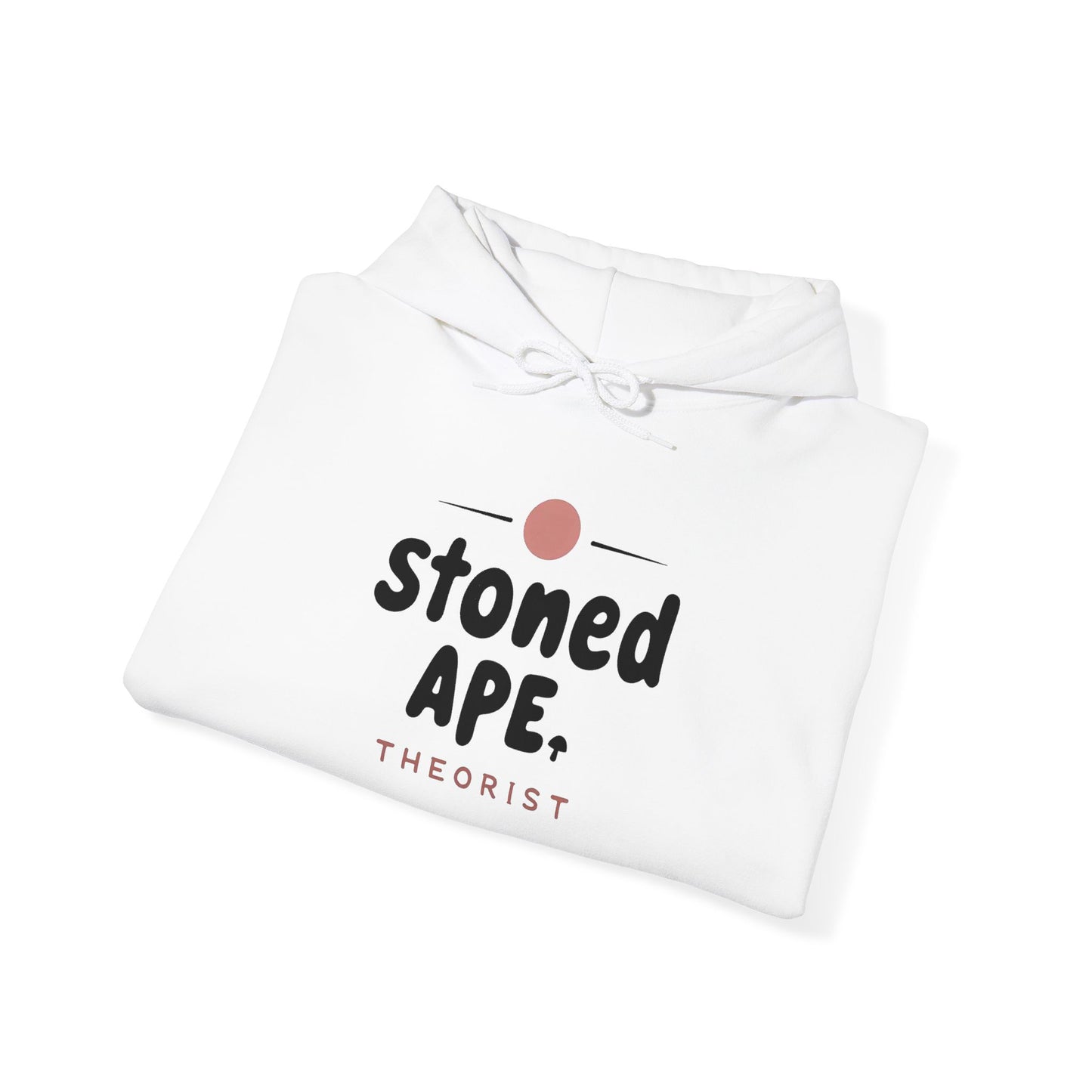 Stoned Ape Hoodie – Minimal Retro Logo Pullover