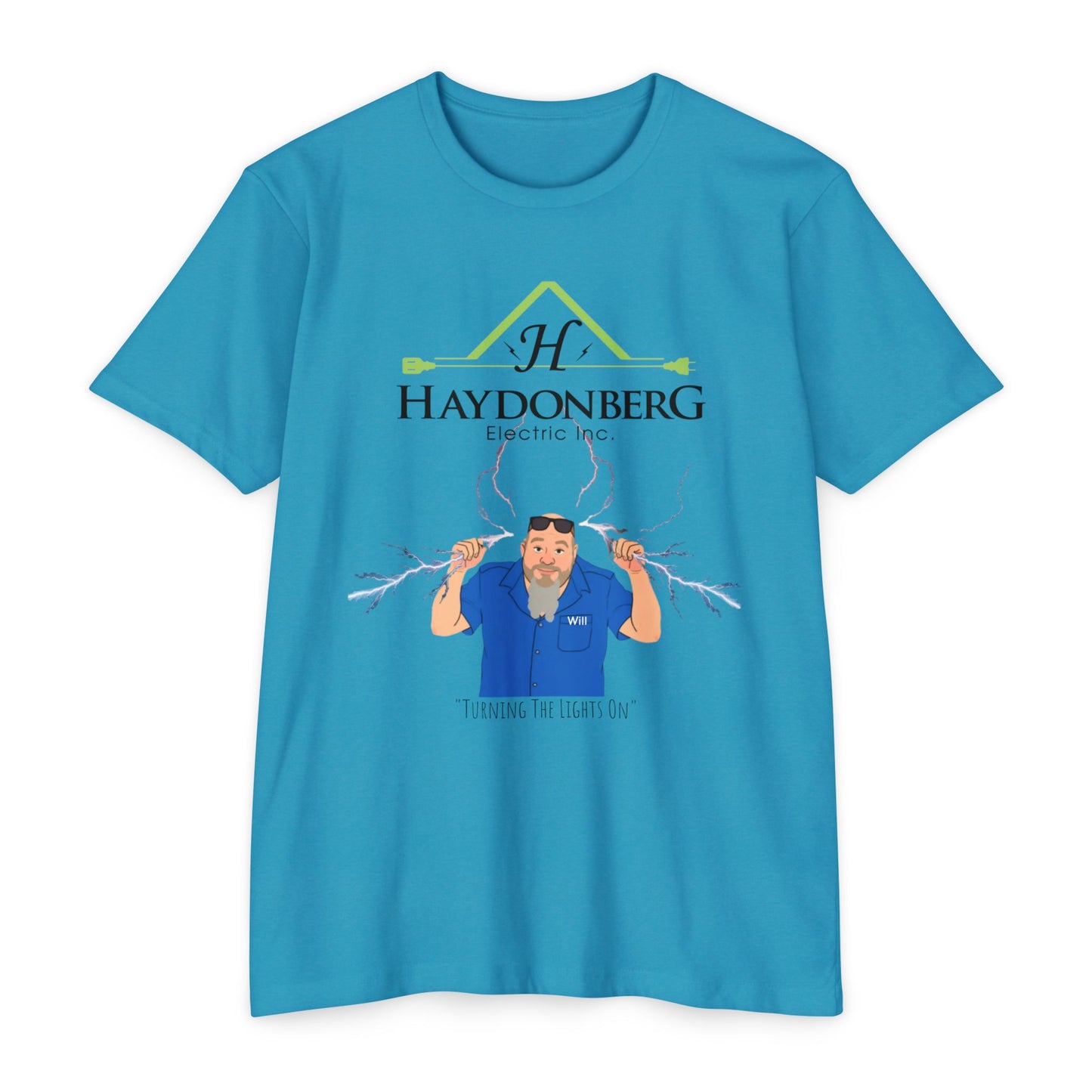 Haydonberg Turning The Lights On, Unisex CVC Jersey T-shirt