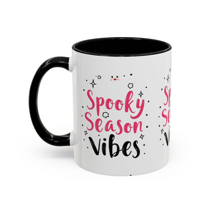 Spooky Season Vibes Accent Coffee Mug (Halloween 11/15oz)