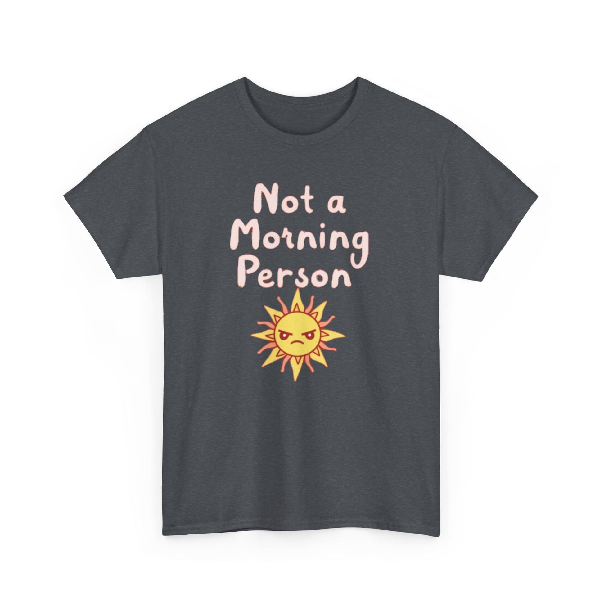 Not a Morning Person, Unisex Cotton T-Shirt, Fun Apparel for Kids and Adults, Perfect Gift for Birthdays and Celebrations - Psychonaut Swag