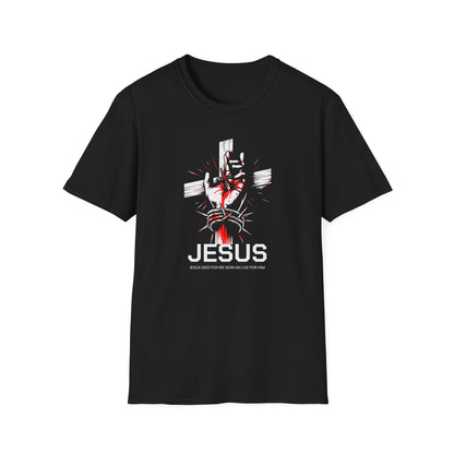 Jesus Cross T-Shirt — Blood and Crown Graphic Christian Tee