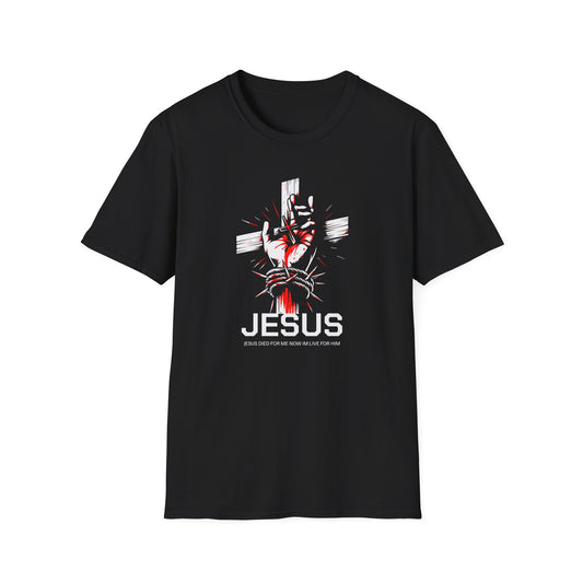 Jesus Cross T-Shirt — Blood and Crown Graphic Christian Tee