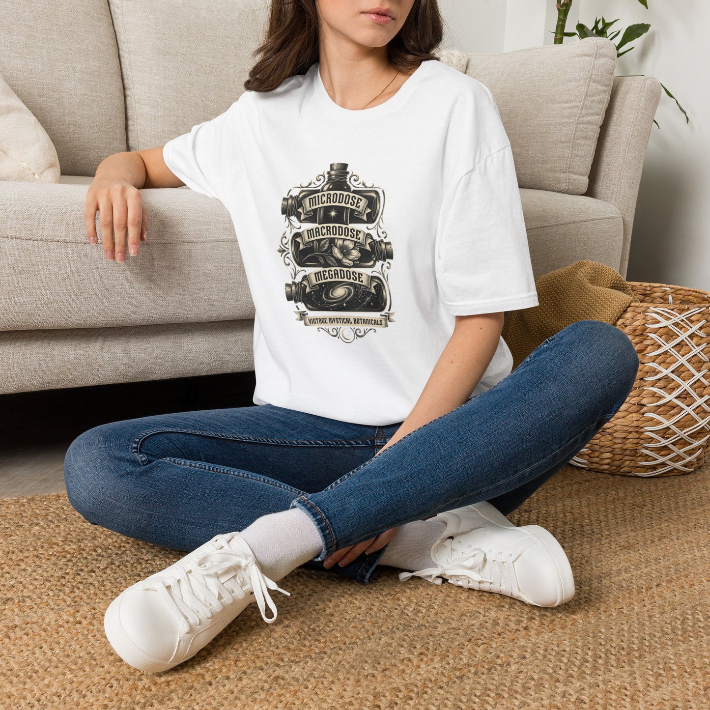 Epic Dose Graphic T-Shirt — Microdose, Macrodose, Megadose Vintage Design