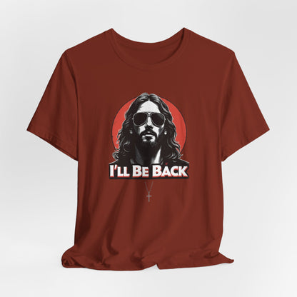 Jesus to return, 80’s retro Rocker T-Shirt, Casual Wear, Movie Quote Shirt, Gift for Fans, Unisex Top