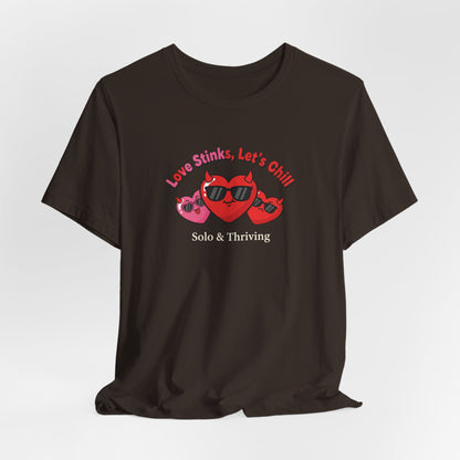 Love Smiles Tee — Retro Heart Sunglasses Graphic T-Shirt