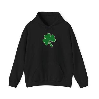 Clover Hoodie — Simple Green Shamrock St. Patrick’s Day Sweatshirt