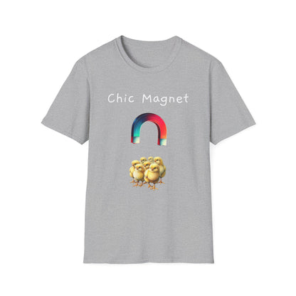 Chic Magnet Unisex Softstyle T-Shirt - Fun and Quirky Graphic Tee - Psychonaut Swag