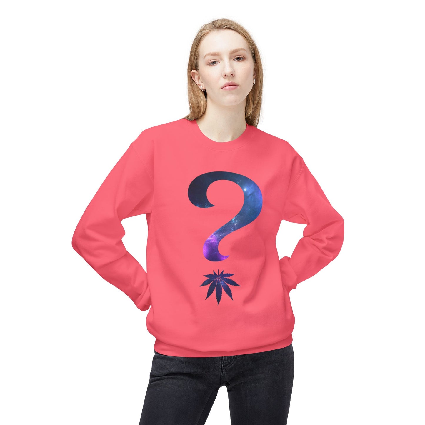 Weedaker, Unisex Midweight Softstyle Fleece Crewneck Sweatshirt
