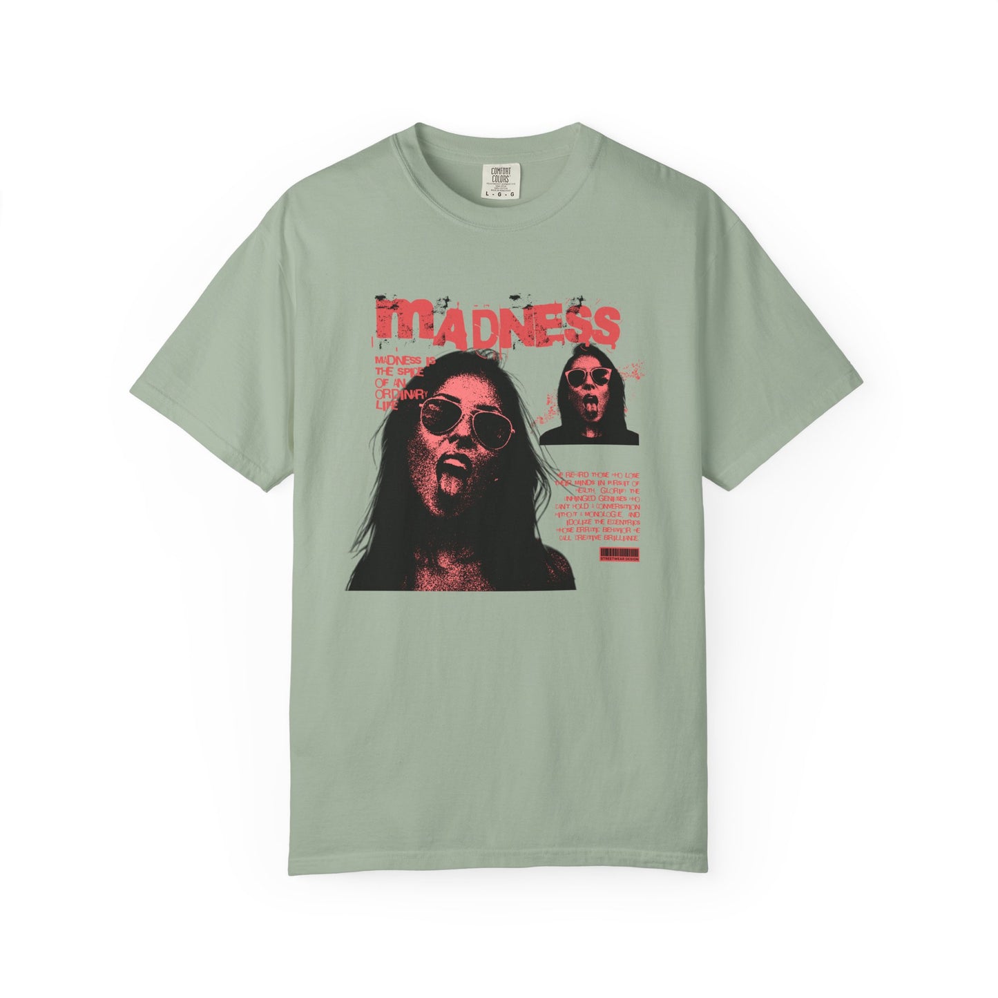 Madness Vintage Photo Graphic T‑Shirt