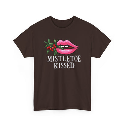 Mistletoe Kissed, Unisex Heavy Cotton Tee